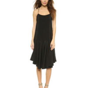 $545 TIBI STRAPPY CAMI DRESS SIZE 0 BLACK
